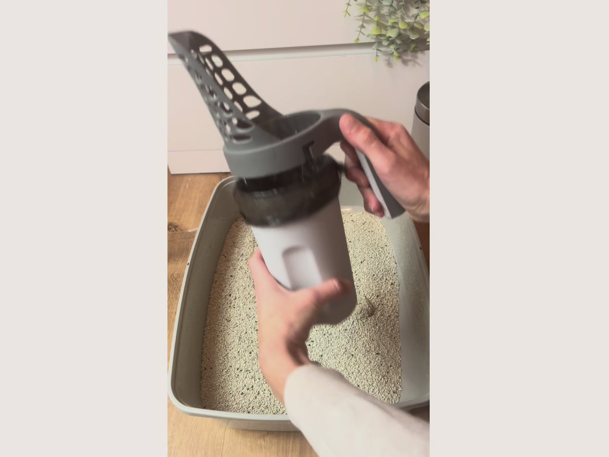 Pelle à litière avec réservoir Felinoo™ | Nettoyage propre et rapide